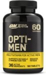 Optimum Nutrition Opti-Men Multivitaminico, 180 Compresse, Fornitura di 2 Mesi