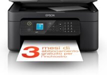 Epson Workforce WF-2910DWF Stampante Multifunzione A4 a getto d’inchiostro (Stampa Fronte Retro, Scansione, Copia, Fax) Display LCD 3.7cm, WiFi, Ethernet, Stampa da mobile e su Cloud, AirPrint