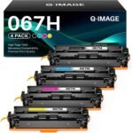 067H Cartucce Toner Compatibile con Canon 067 067H Toner Ricambio per Canon i-SENSYS LBP631 LBP631Cw LBP633 LBP633Cdw MF651 MF651Cw MF655 MF655Cdw MF655Cw MF657 MF657Cdw MF657Cw (Confezione da 4)