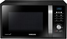 Samsung MG23F301TCK/ET Forno a Microonde Grill a libera installazione Healthy Cooking, Microonde + Grill 800 W + 1200 W, 23 L, Nero, 48.9 x 27.5 x 39.2 cm