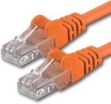 0,25m – arancione – 1 pezzo – Rete Cavi Cat6 CAT 6 | 250MHz | non contiene alogeni | compatibile con CAT 5e / CAT6a / CAT7 | 10/100 / 1000/10000 Mbit/s