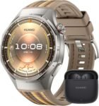 HUAWEI WATCH GT 6 Pro Marrone + FreeBuds SE 3 Nero, Smartwatch, Display AMOLED da 1,47 pollici, Fino a 21 giorni, Ciclismo di Livello Pro, Oltre 100 Modalità Sportive, iOS e Android, Analisi ECG, NFC