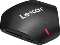 Lexar Professional Multi-Card 3-in-1 USB 3.1 Lettore, Fino a 312 MB/s per Scheda SD/Micro SD, 160 MB/s per CompactFlash, Adattatore Include da USB Type-C a Type-A cavo (LRW500URBAMZN)