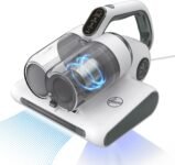 Hoover Battimaterasso HMC5, 4 Funzioni Automatiche: Battitura, Aspirazione, Lampada UV e Asciugatura, Leggero specificamente per l’eliminazione degli acari della polvere, ideale per letti, divani