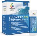 Magnesio 375 – integratore alimentare a base di magnesio citrato organico – favorisce la riduzione di stanchezza e affaticamento e supporta il normale metabolismo energetico 14 stickpack