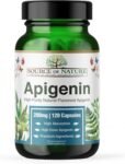Source of Nature® | 200mg Apigenina | 120 Capsule | Integratore Premium di Flavonoidi | Senza Additivi Indesiderati | Qualità Danese Premium | Testato da Terze Parti