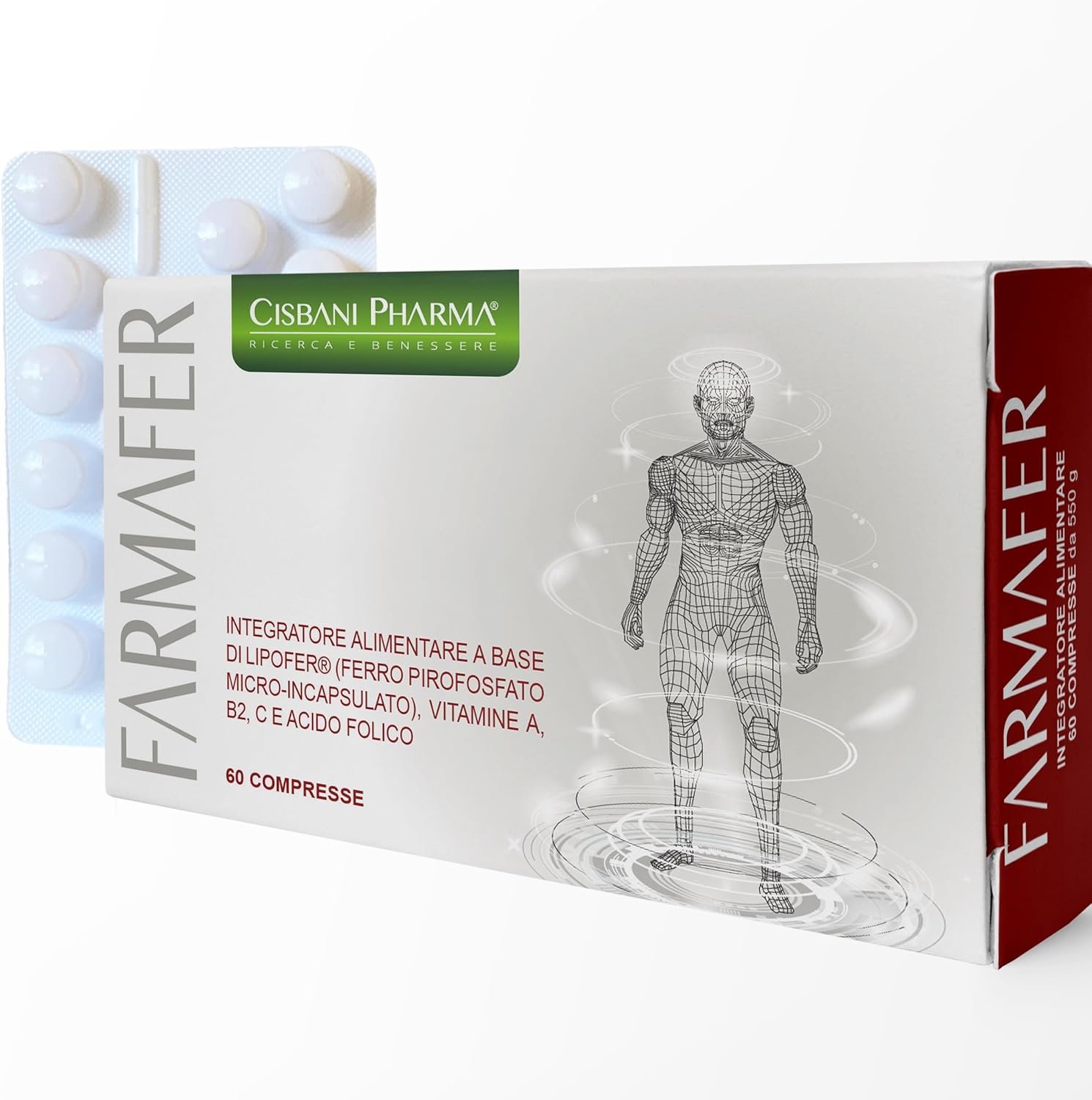 Cuffie Bluetooth Sport, Auricolari Bluetooth 5.3 Wireless con 4 ENC Cancellazione Rumore Mic, 50 Ore HiFi Stereo Cuffie Wireless, IP7 Impermeabile, Cuffiette Bluetooth con LED Display, USB-C, Blu