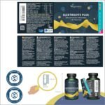 Integratore Elettroliti Vegavero® | Magnesio, Potassio, Cloruro e Calcio | Integratori Sali Minerali Sport | con Aquamin™ e ConcenTrace® | No OGM | Vegan