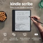 Kindle Scribe (2022) – 16 GB | Il primo Kindle e taccuino digitale, tutto in uno, con schermo Paperwhite da 10,2’’ a 300 ppi | Con penna premium
