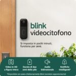 Nuovo videocitofono supplementare Blink | Video HD a figura intera, durata delle pile di due anni, IP-65 | Compatibile con Alexa | Necessario modulo di sincronizzazione non incluso (nero)