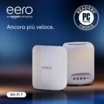 Router wi-fi mesh Amazon eero Max 7 | Ethernet 10 Gbps | Copertura fino a 460 m² | Connette più di 500 dispositivi | Ideale per il gaming | Confezione da 2 | Ultima generazione