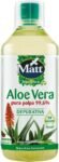 Matt, Aloe Vera Pura, Aloe Vera da Bere, Succo Depurativo con Polpa, Azione Depurativa e Lenitiva, Favorisce il Benessere del Sistema Digerente, Integratore Alimentare Senza Glutine, 1 L