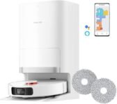 XIAOMI Robot Vacuum X20+ Robot Vacuum Cleaner with Mop Function & All-in-One Station (6000 Pa Suction Power; 140 Min Battery Life; Auto; Self-Cleaning, Emptying, Drying & Water Refill; App/Control)