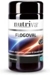 NUTRIVA Flogoval, Integratore alimentare a base di estratti vegetali. Con Boswellia e Artiglio del Diavolo. Supporto articolazioni, benessere articolare. 30 compresse. Vegan, C2P® Tech