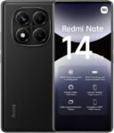 Smartphone Xiaomi Redmi Note 14 Pro, 8+256GB, fotocamera AI da 200MP, batteria da 5500mAh, fotocamera selfie da 32MP, funzionalità AI (caricabatterie non incluso), Nero