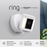 Ring videocamera Plus con faretti plug-in (Spotlight Cam Plus) | Telecamera di sorveglianza HD per esterno con video HD 1080p e audio bidirezionale | Ring Home: 30 gg. prova gratuita | 2 telecamere