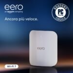 Router wi-fi mesh Amazon eero Max 7 | Ethernet 10 Gbps | Copertura fino a 230 m² | Connette più di 250 dispositivi | Ideale per il gaming | Confezione da 1 | Ultima generazione