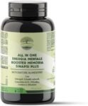All In One Memoria e Concentrazione con Citicolina, Coenzima Q10, Fosforo, Omega 3, Ginseng, Bacopa. Recupero Stanchezza Mentale Rigenerazione Sinapsi. 2 Cps al giorno x 2 mesi