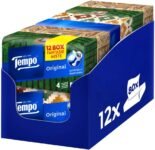Tempo Fazzoletti Box Original – 4 Veli – 12 Confezioni da 80 Fazzoletti in 4 Grafiche Assortite, 960 Fazzoletti