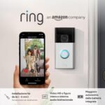Ring videocitofono a batteria (Battery Video Doorbell)+Chime | Visuale a figura intera | Installazione semplice fai-da-te (5 min.) | con batteria integrata I Ring Home: 30 gg. prova gratuita