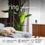 Ring videocamera interna (Indoor Camera 2ª gen.) | Telecamera di sorveglianza per animali domestici | Audio bidirezionale, copertura per la privacy, fai-da-te | Ring Home: 30 gg. prova gratuita