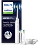 Philips Sonicare 5300 spazzolino elettrico sonico con 2 livelli di intensità, avviso di pressione, EasyStart, Smartimer e BrushPacer, bianco, modello HX7108/04 [Nuova tecnologia]