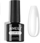AIMEILI Builder Gel Trasparente Gel Costruzioni per Unghie Quick Building Strengthening Nail Polish Estensione Riparazion Unghie 8ml