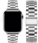 Fullmosa Elegante Cinturino Compatibile con Apple Watch Band 46mm 45mm 44mm 49mm 42mm 40mm 41mm 38mm, Cinturini in Acciaio Inossidabile per iWatch Ultra3/2 SE3 2 Serie 11 10 9 8 7 6 5 4 3 2 1