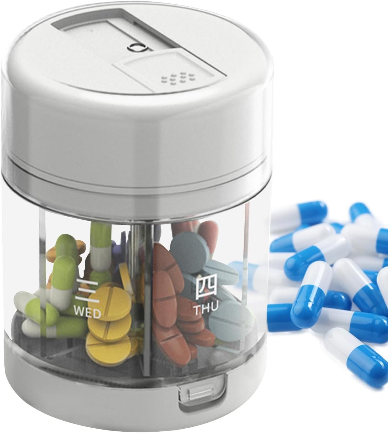 Portapillole | Bustine con Cerniera per Farmaci e Integratori,Organizzatore Multifunzionale per Cosmetici, Oggetti Piccoli e Conservazione di Medicinali