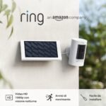 Ring videocamera esterna a energia solare (Stick Up Cam) | Telecamera di sorveglianza wifi per esterno con 1080p HD video, audio bidirezionale, fai-da-te | Ring Home: 30 gg. prova gratuita