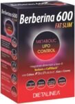 DIETALINEA Berberina 600 Fast Slim | Integratori per Dimagrire con Cromo Picolinato, Coleus, BioPerine, Aloe| Dimagrante Donna e Uomo| Controllo Glicemia, Attivatore Metabolismo E Brucia Grassi, 60cpr