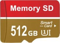 Scheda SD 512GB – elffthy Grande Capacità SD Card Alta Scheda di Memoria Velocità Immagine 4K/HD Memory Card Mini Portatile Schede TF per Smartphone, Drone, Fotocamera, Dash Cam