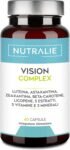 Vision Complex Luteína + Zeaxantina + Astaxantina – Vitamine C E e A – Per gli occhi – Complesso 18 Igredienti con Zinco Selenio Rame Licopene + Tiamina Riboflavina – 60 Capsule Nutralie
