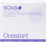 Integratore PCOS – Myo inositolo e D Chiro Inositolo, Vitamine B6 e B9 Quatrefolic®, Zinco- SOVA – Ovastart – Supporto Equilibrio Ormonale Donna – Ciclo e Metabolismo – Made in France – 60 Bustine