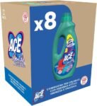 ACE Gentile Candeggina Delicata, Profumazione Lavanda e Muschio Bianco, Confezione da 8 Flaconi x 0,95 Litri