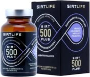 SIRTLIFE SIRT500 Plus, integratore alimentare naturale attivatore di Sirtuine, migliora il metabolismo e rallenta l’invecchiamento. 60 compresse