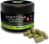 mondomatcha – Tè Verde Matcha Biologico Giapponese – 160 Capsule – Integratore 100% Vegano – Potente antiossidante – Puro e Naturale – Adatto a Vegani e Vegetariani – SENZA ADDITIVI