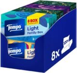 Tempo Scatola di Fazzoletti di Carta, 8 Scatole x 120 Fazzolettini, 3 Veli, Biodegradabili, Family Box Il Potere della Gentilezza