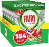 Pastiglie Per Lavastoviglie Fairy Platinum Plus Tutto In Uno Limone, 46 Capsule, La Migliore Pulizia Fairy Come Nuovo, Rimuove L’opacità E Previene Il Calcare