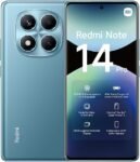 XIAOMI Smartphone Redmi Note 14 Pro, 8+256GB, fotocamera AI di livello professionale da 200MP, batteria da 5500mAh, fotocamera selfie da 32MP, funzionalità AI (caricabatterie non incluso), Blu