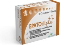 Epatoril Plus Integratore Alimentare di Cardo Mariano titolato all’80% in Silimarina e Curcuma Fitosomiale, per Favorire la Funzionalità del Fegato, Elevato Assorbimento – 30 compresse