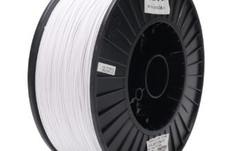 eSUN Filamento PLA+ 1.75mm, Filamento per Stampante 3D PLA Plus, Precisione Dimensionale +/- 0.03mm, Bobina da 3kg (6.6 libbre) Filamento per Stampa 3D per Stampanti 3D, Bianco Freddo