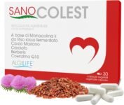 Integratore Riso Rosso Fermentato Colesterolo. Integratore Colesterolo ricco di Monacolina K favorisce i normali livelli di lipidi, con Cardo Mariano, Carciofo, Coenzima Q10 (30 Capsule scorta 1 Mese)