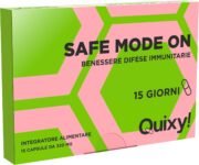 Quixy Safe Mode ON – Integratore Difese Immunitarie con Vitamina C, D, Zinco, Magnesio, Selenio, Rodiola ed Eleuterococco – Energia, Resistenza e Prevenzione – 15 Capsule Made in Italy