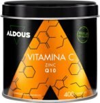 Vitamina C + Zinco + Q10-400 Compresse (Scorta per +1 Anno) – Vitamina C Alto Dosaggio – 100% Naturale – Integratori Stanchezza, Integratore Difese Immunitarie – ALDOUS