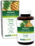 Ananas (Ananas comosus o Ananas sativus) gambi dei frutti Naturalma – 150 g – 300 compresse – Integratore alimentare – Naturale e Vegano