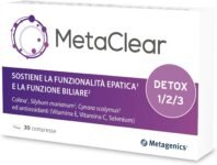 MetaClear – Sostiene Tutte le Fasi Della Detossicazione – 30 compresse