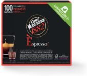 Caffè Vergnano 1882 – 100 Capsule Caffè Compostabili e Compatibili con Nespresso, Cremoso – Pack da 100 capsule