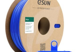 eSUN Filamento PLA+ 1.75mm, Filamento per Stampante 3D PLA Plus, Precisione Dimensionale +/- 0.03mm, Bobina da 1kg (2.2 libbre) Filamento per Stampa 3D per Stampanti 3D, Blu