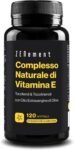 Vitamina E Naturale, Tocoferoli e Tocotrienoli, 120 Capsule Molli | Migliore Biodisponibilità, Massimo Assorbimento | Vitamina E Capsule per Viso, Antiossidante, Pelle e Anti-aging | Zenement
